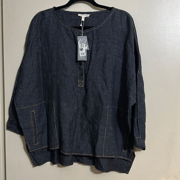 Eileen Fisher Tops - Eileen Fisher round neck oversized top
